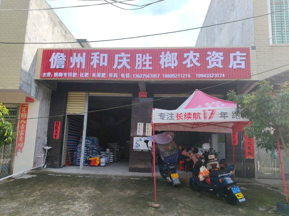 海南省儋州市和庆镇胜榔农资店
