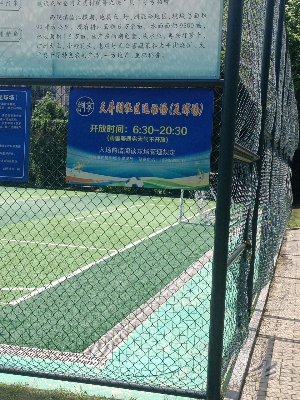 天井湖景区-足球场