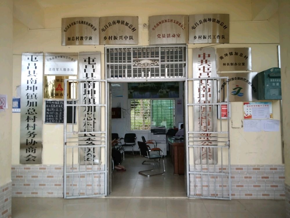 屯昌县南坤镇加总村退役军人服务站