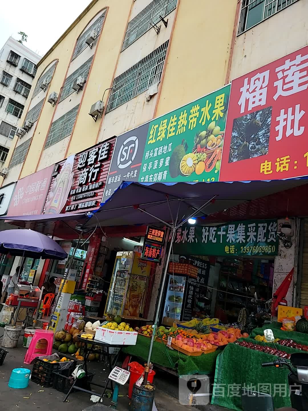 红绿佳热带水果