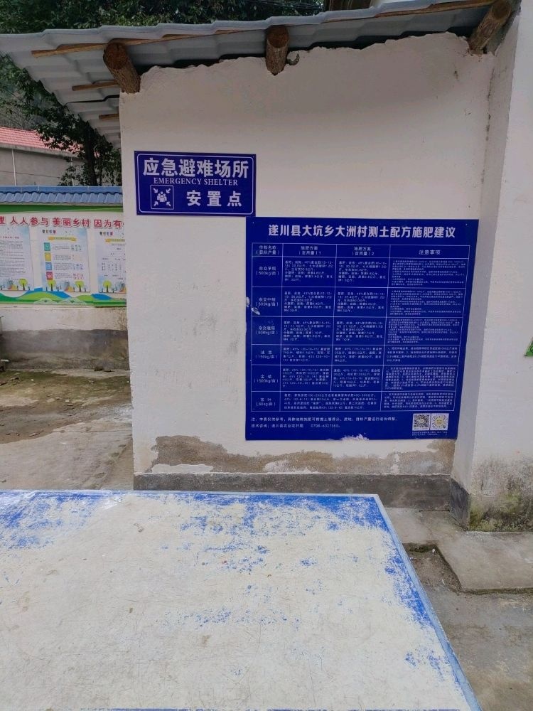 应急避难场所安置点