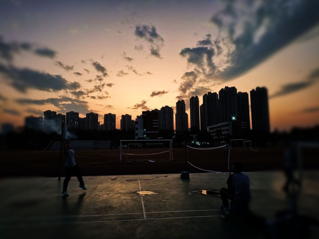 惠阳区第八中学-羽毛球场