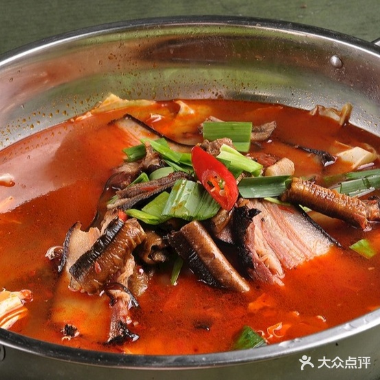 腊肉豆米火锅