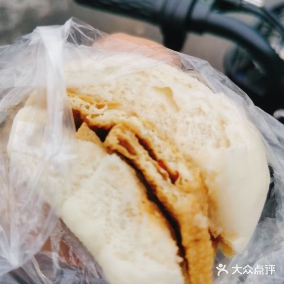 五中馍夹纯豆腐