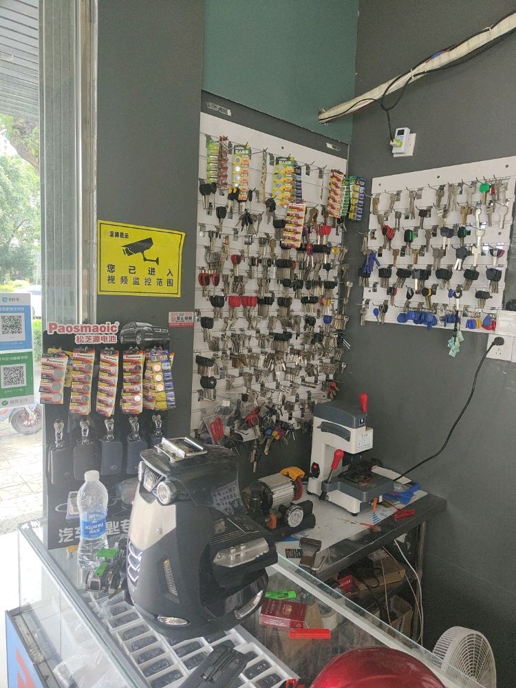 汽车钥匙4S店开锁指纹锁