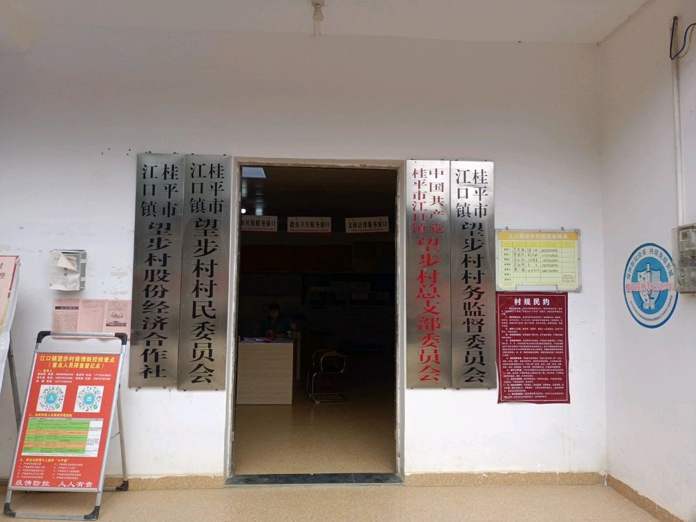 江口镇望步村退役军人服务部