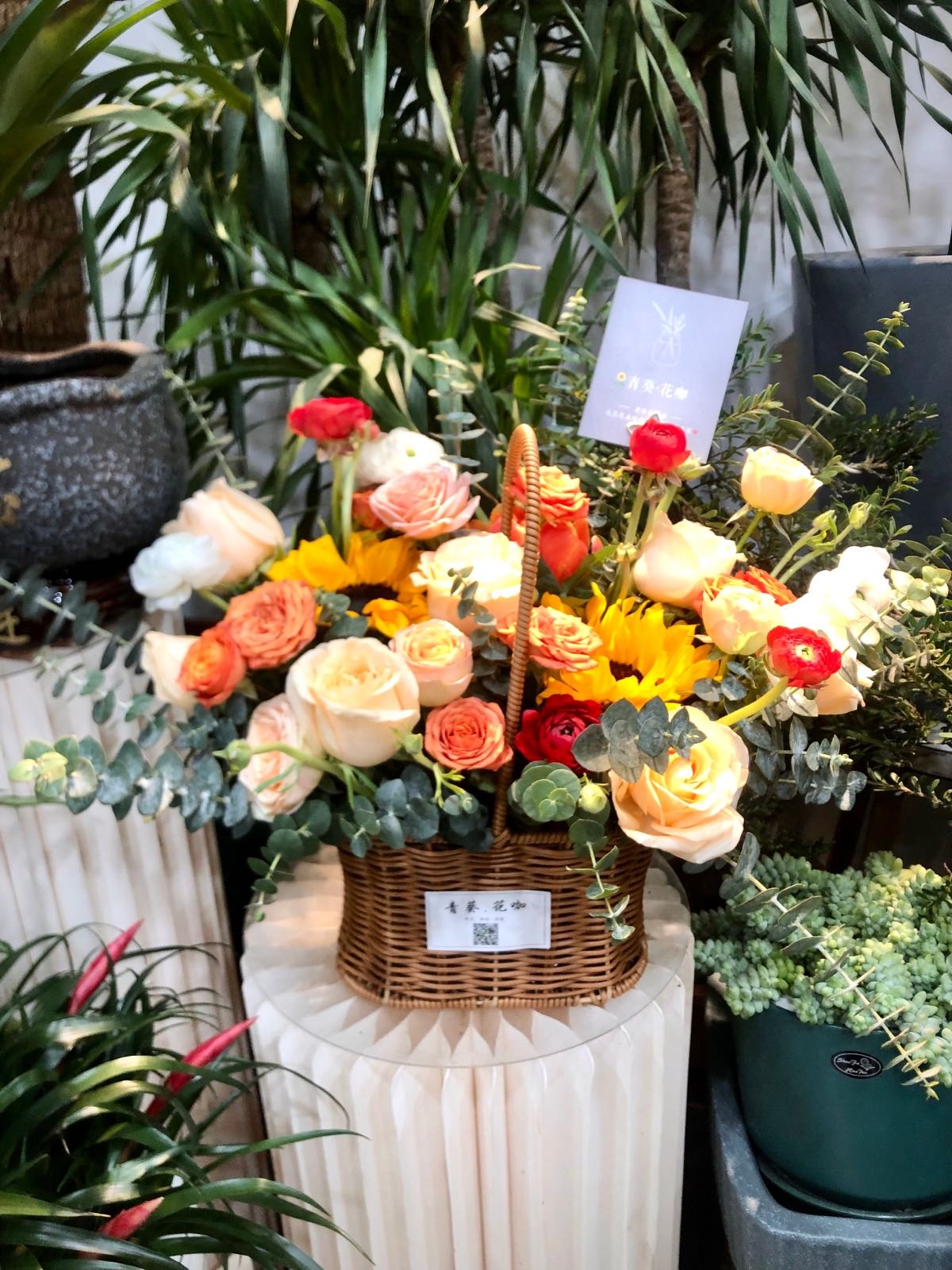 青葵花咖-鲜花店