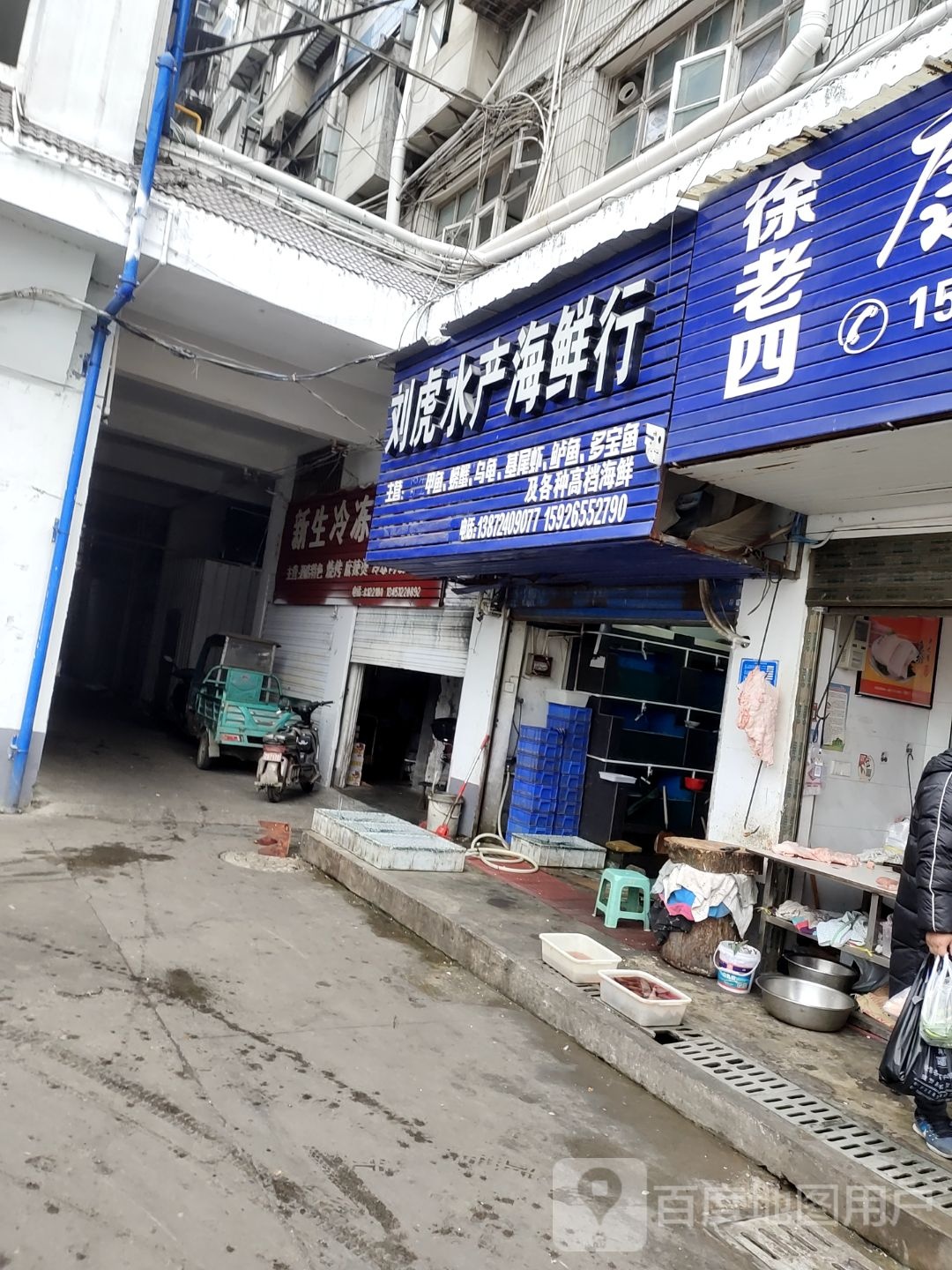 刘虎水产海鲜区行
