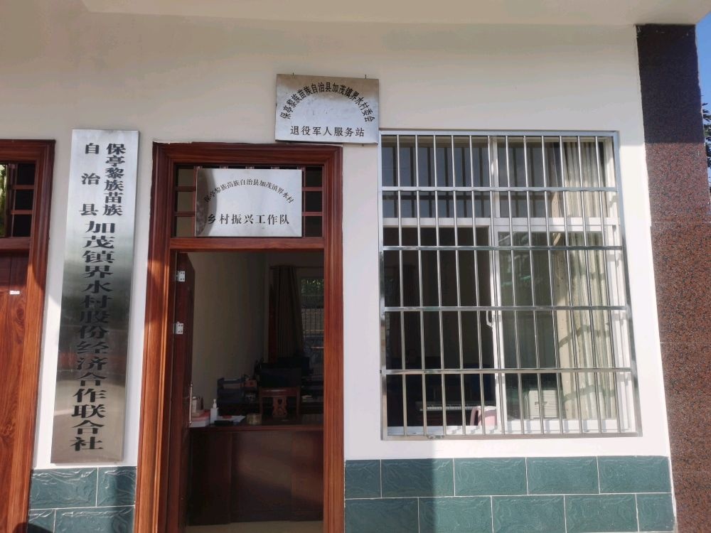保亭黎族苗族自治县加茂镇界水村退役军人服务站