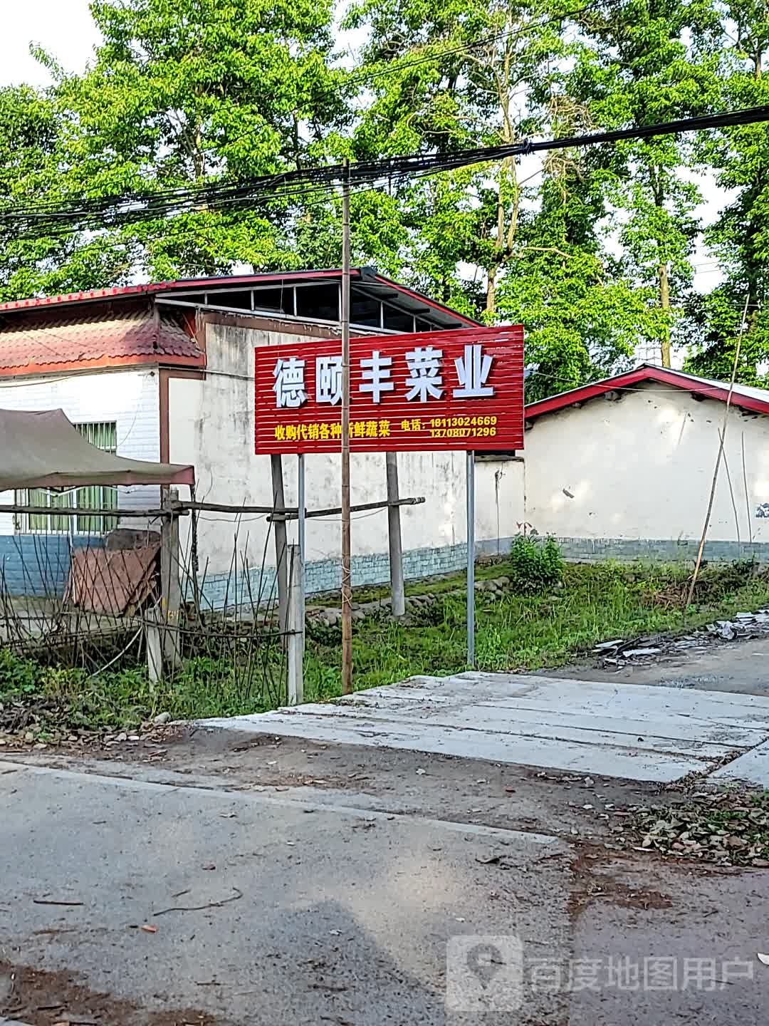 成都德颐丰农业银定蔬菜收购点