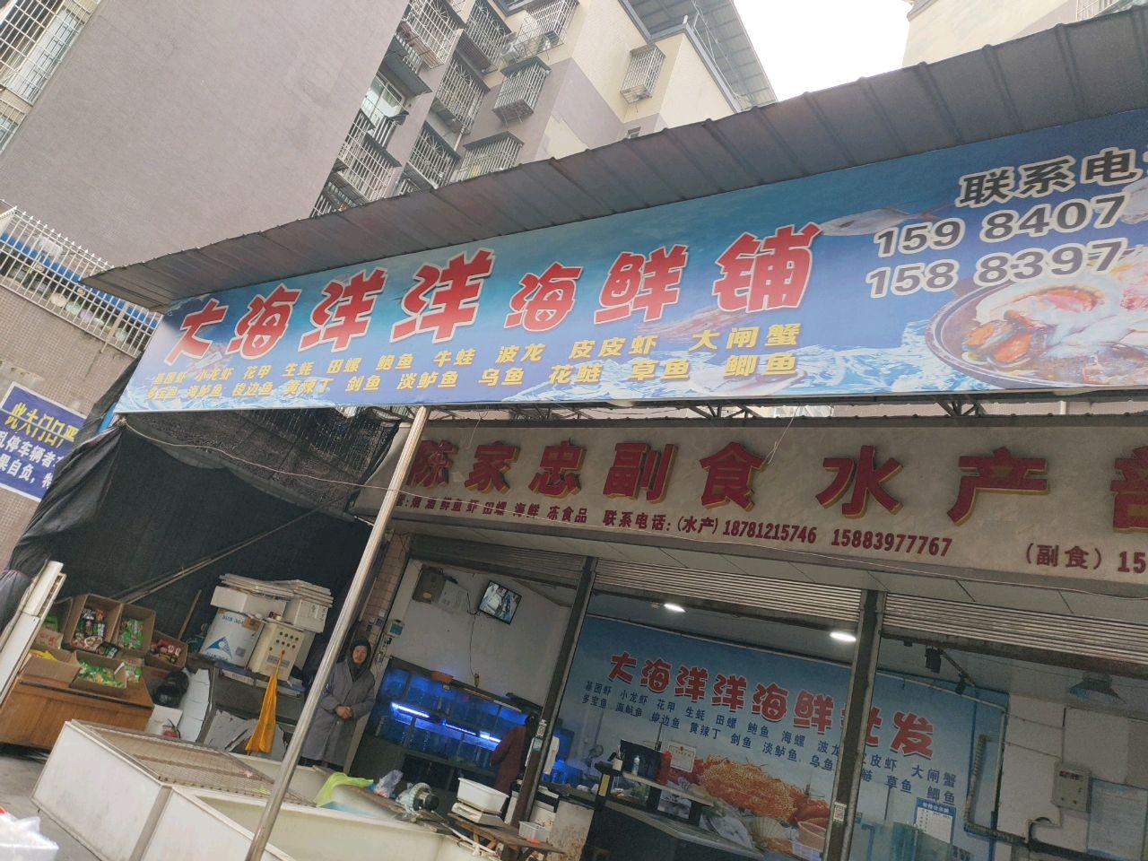 大海洋洋海鲜铺