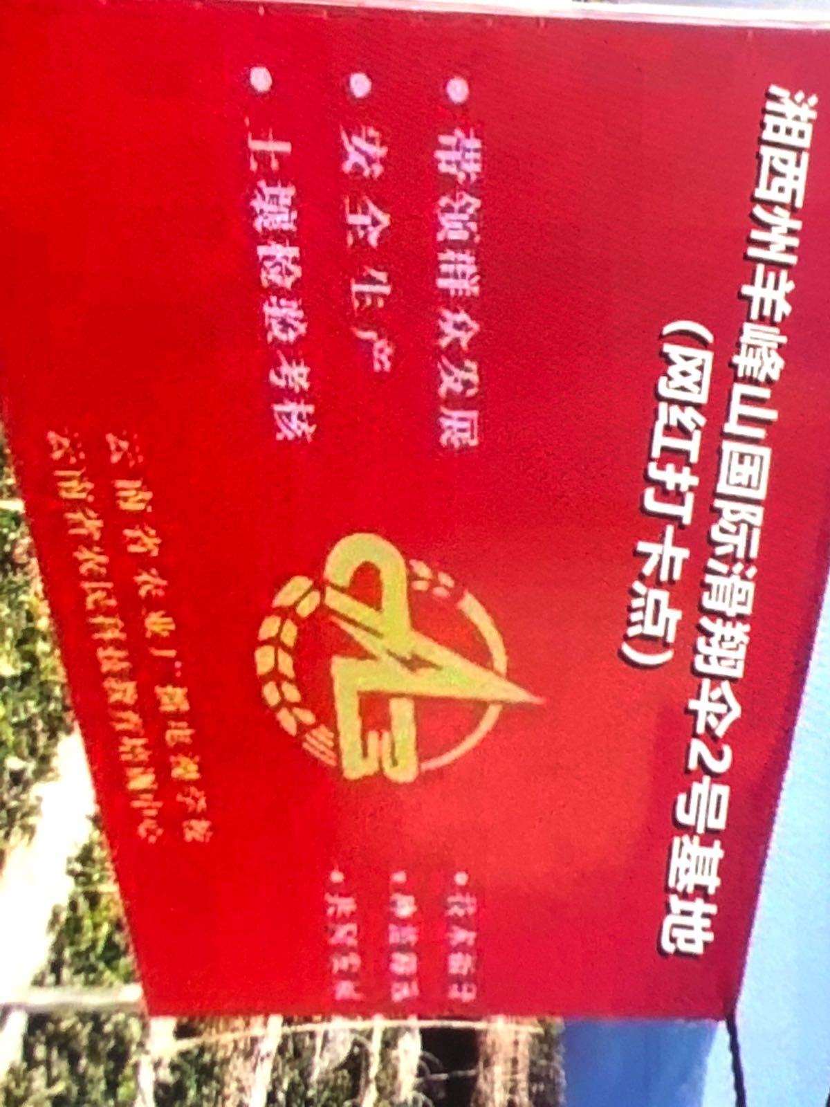 湘西州羊峰山国际滑翔伞网红打卡2号基地