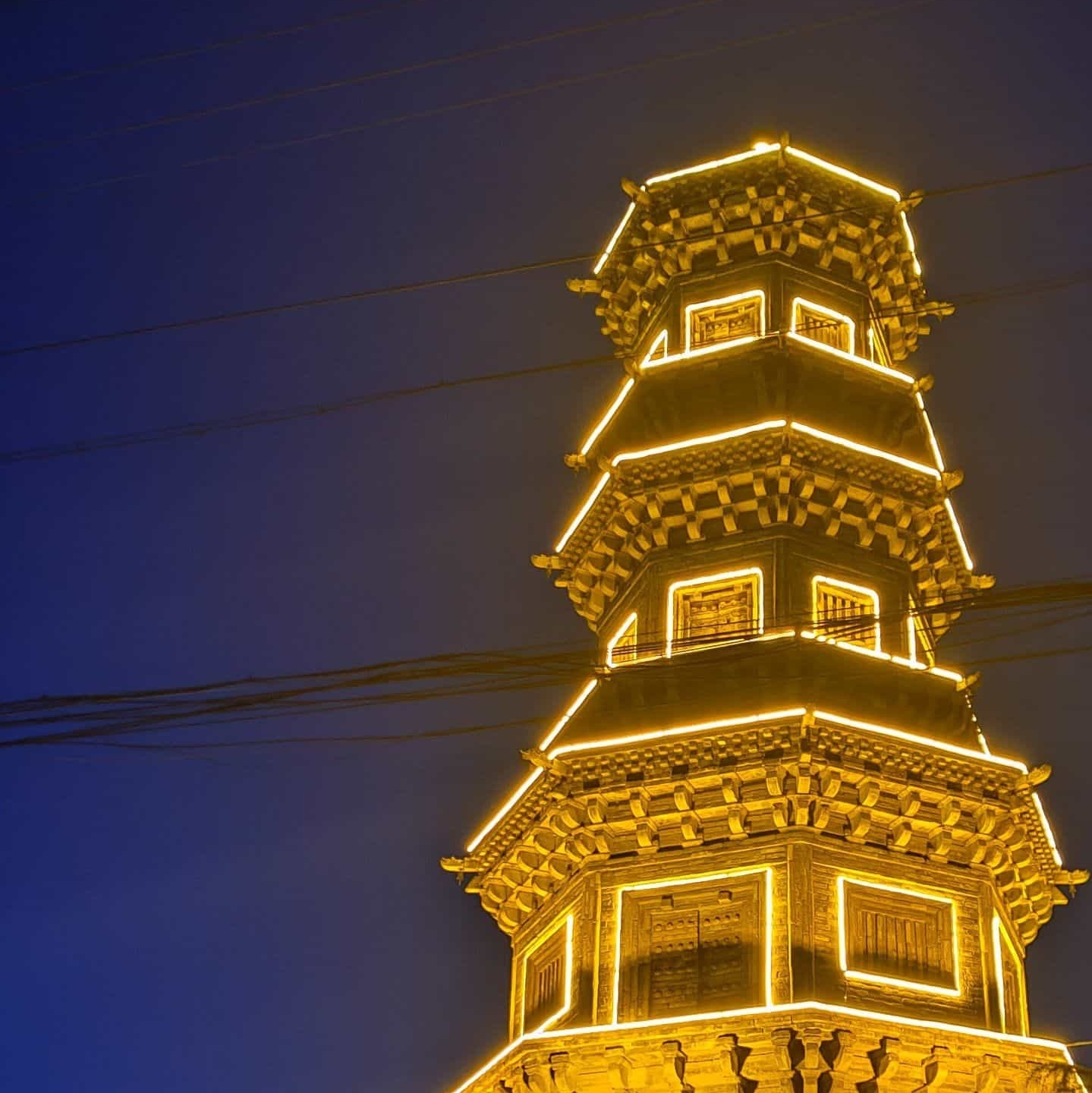 天宁寺双塔