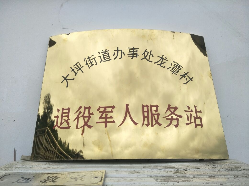 大坪街道办事处龙潭村退役军人服务站