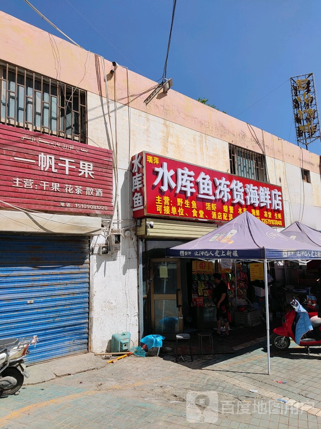 瑞萍水库活鱼冻货海鲜店