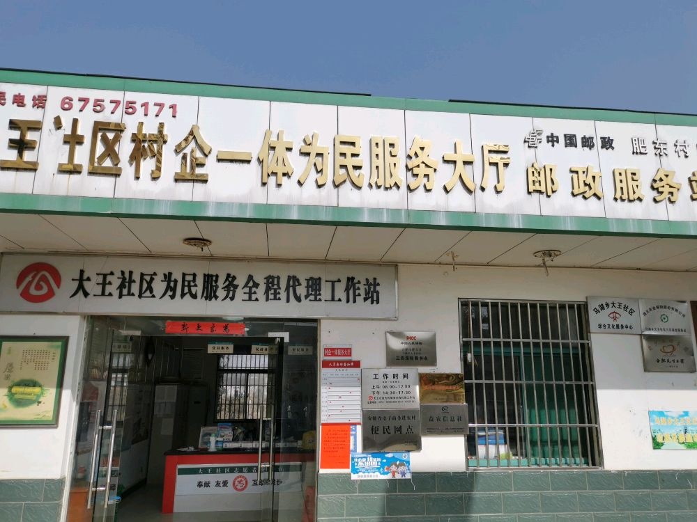 马湖乡大王社区退役军人服务站