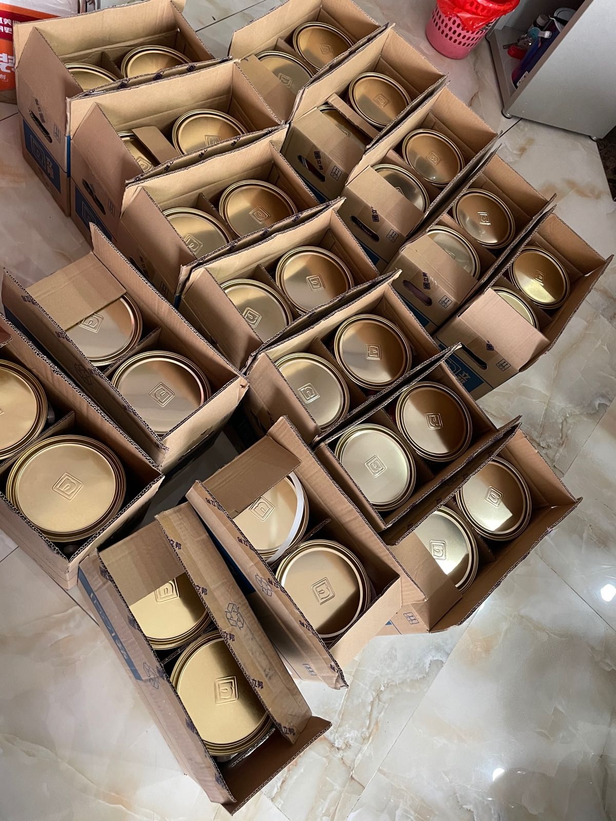 亿源油漆防水腻子粉瓷砖胶真石漆批发