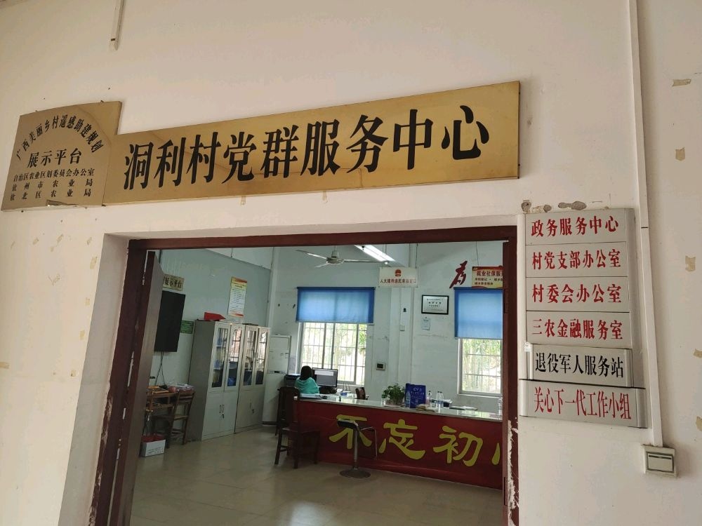 广西壮族自治区钦州市钦北区贵台镇洞利村退役军人服务站