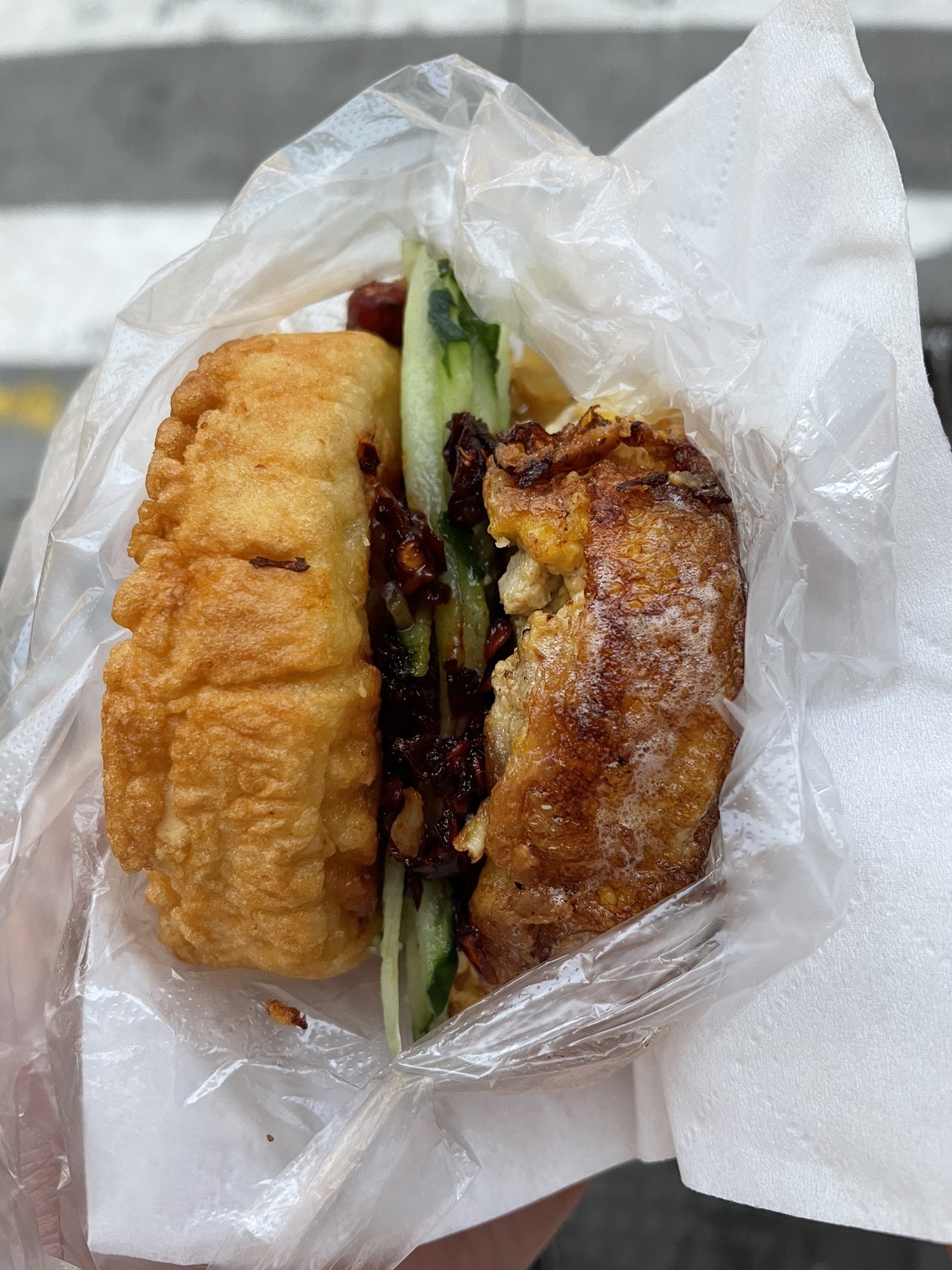 林记老思西鸡蛋汉堡