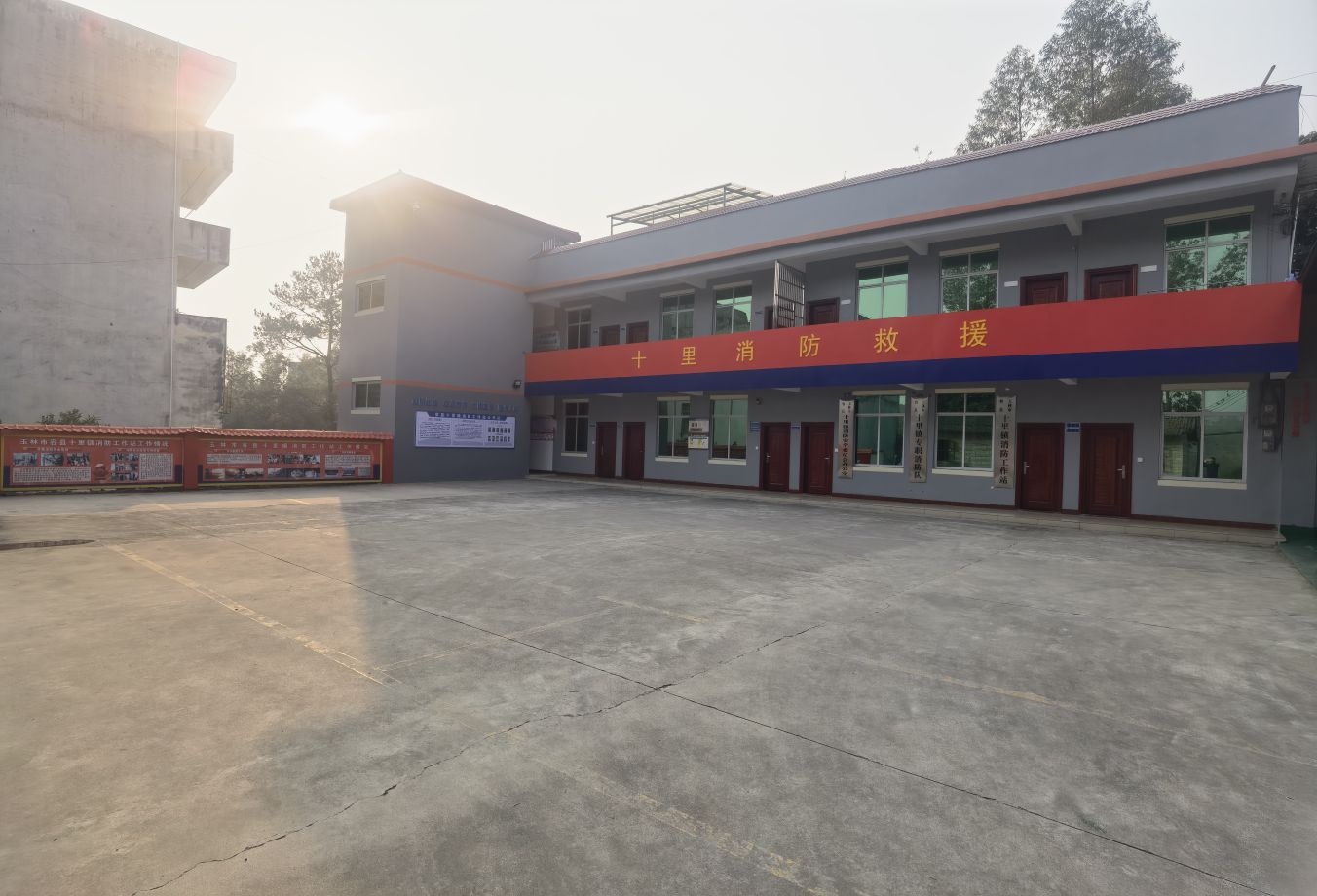 广西容县十里镇政府专职消防队