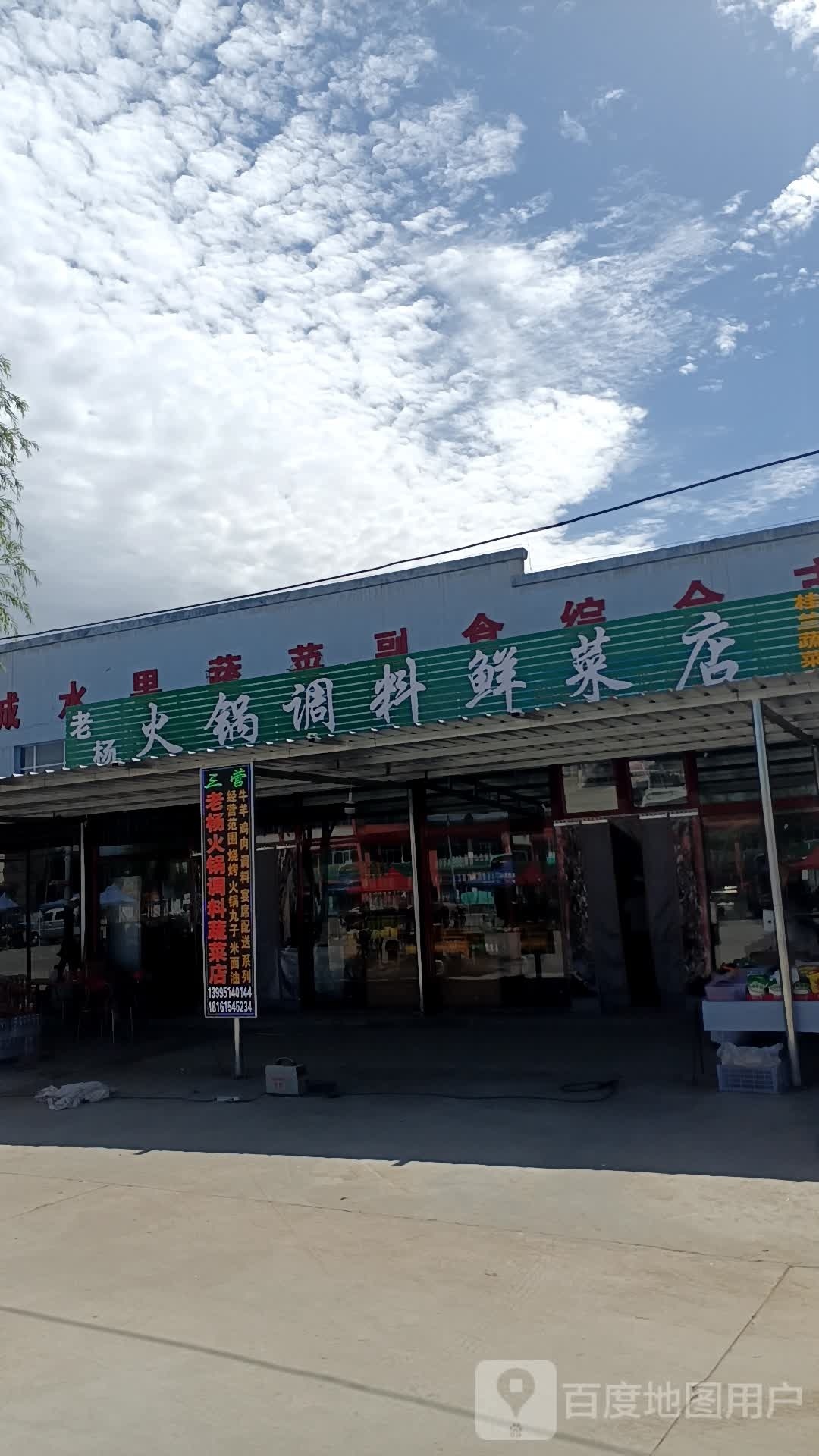 老杨活过调料鲜菜店