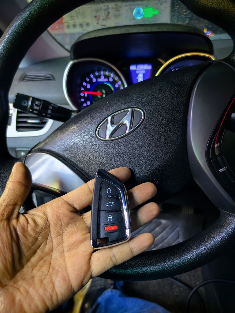 汽车钥匙指纹锁