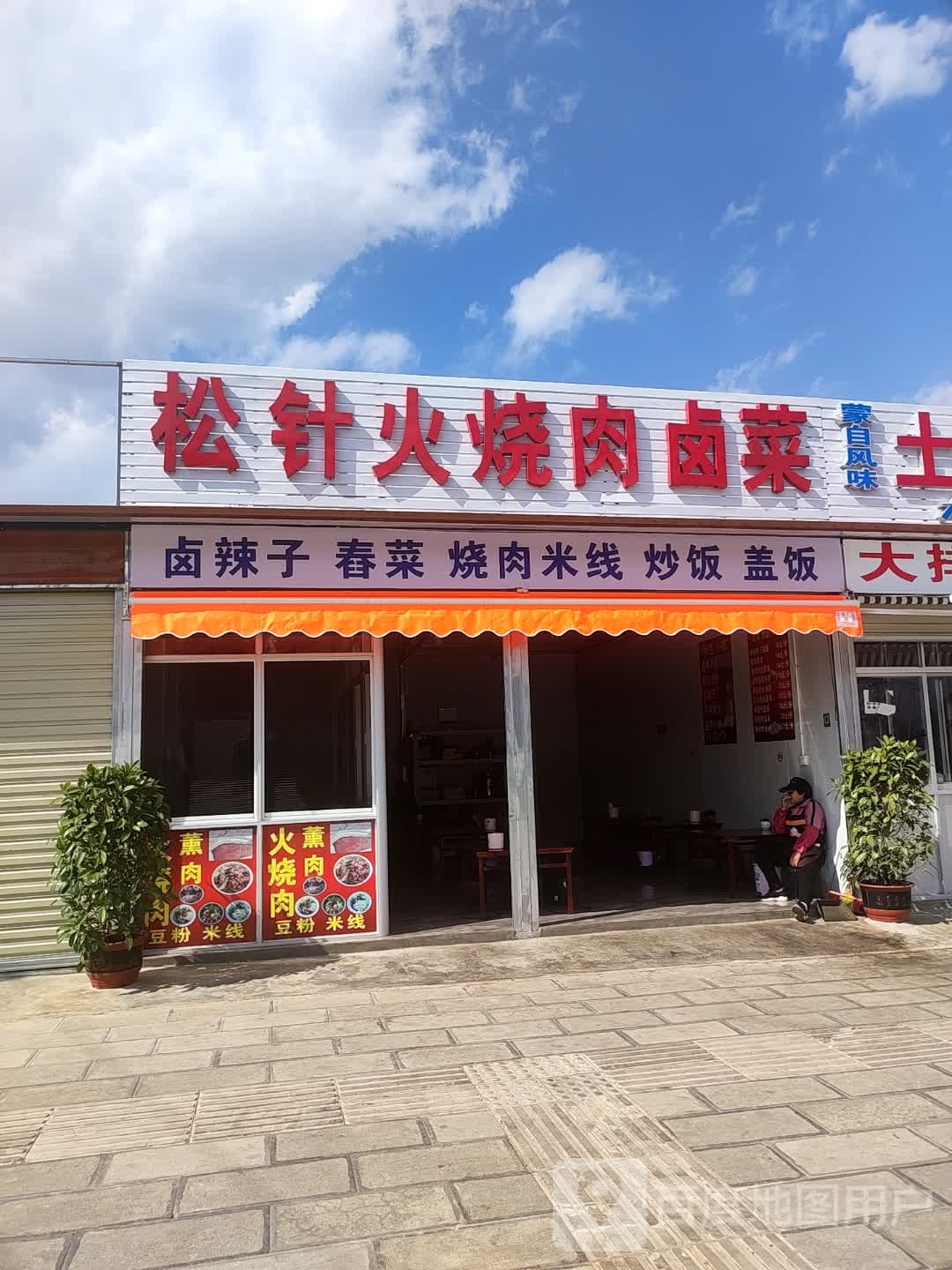 松针火烧肉卤鸡