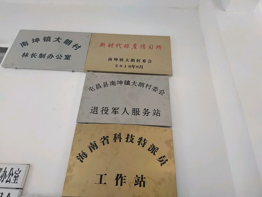屯昌县南坤镇大朗村退役军人服务站