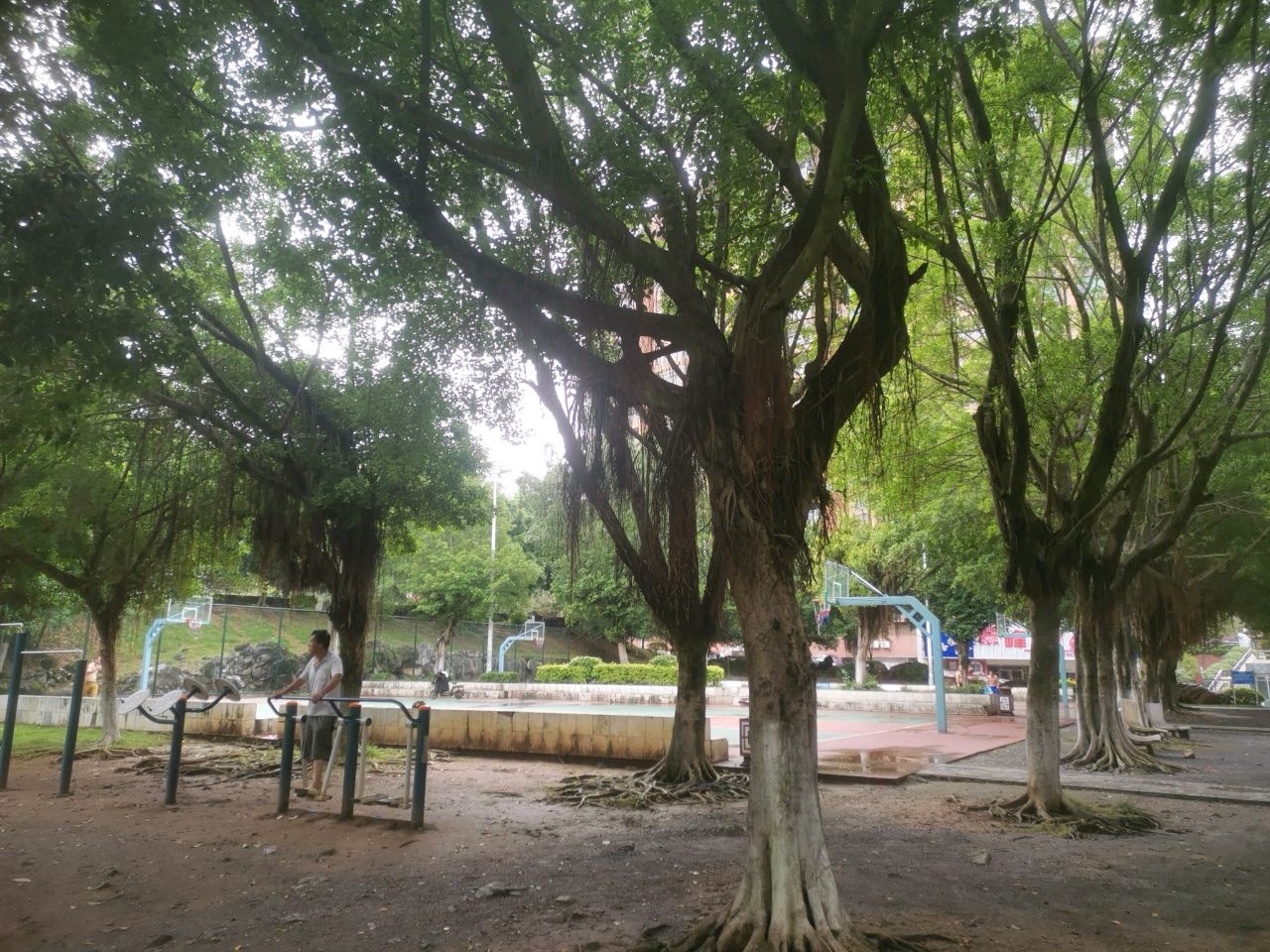 连州市文化广场-蓝球场
