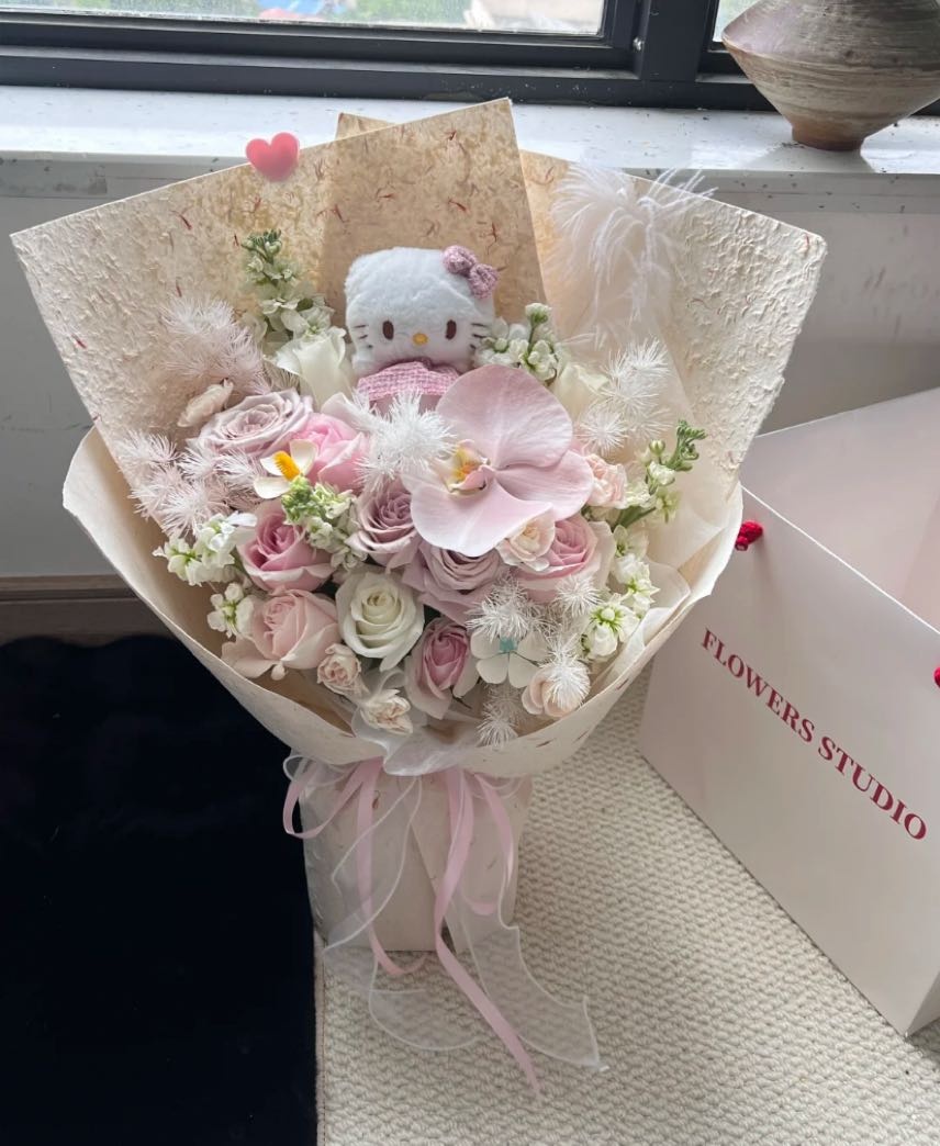 花仙子鲜花花篮